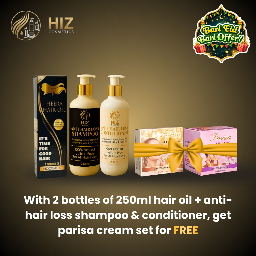 buy 2 oil & shampoo & conditioner get Parisa cream set free
